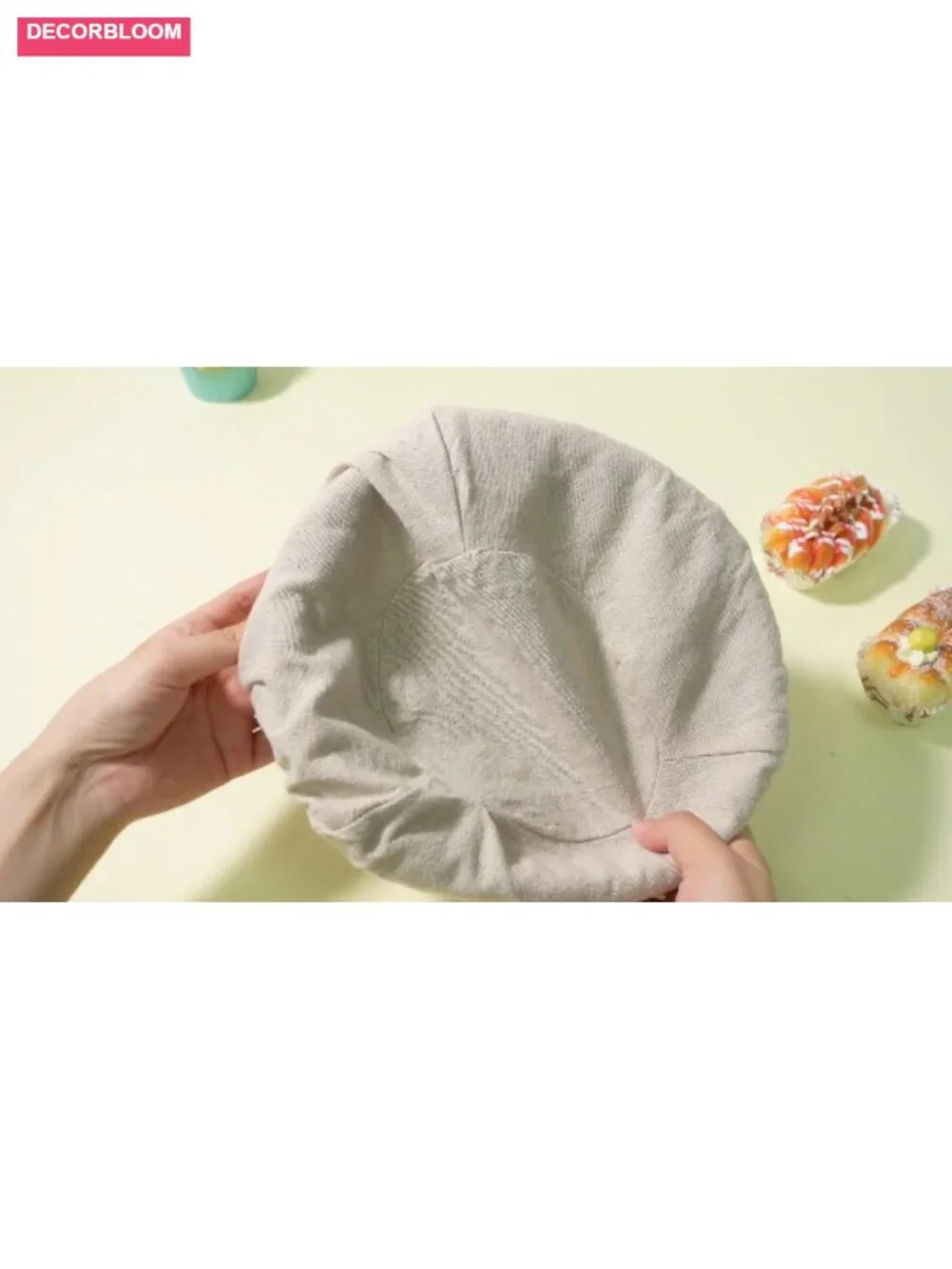2 Pack 8.66 Inch Sourdough Bread Proofing Baskets with Liners PP Material